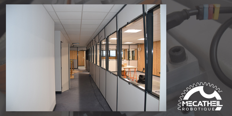 MECATHEIL - Mécanique de précision et systèmes automatisés - Le chantier du nouveau bâtiment de MecaTheil est presque fini !