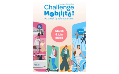 CANTAL'MOUV - Aurillac - Le Challenge Mobilité c'est le mardi 4 juin 2024.