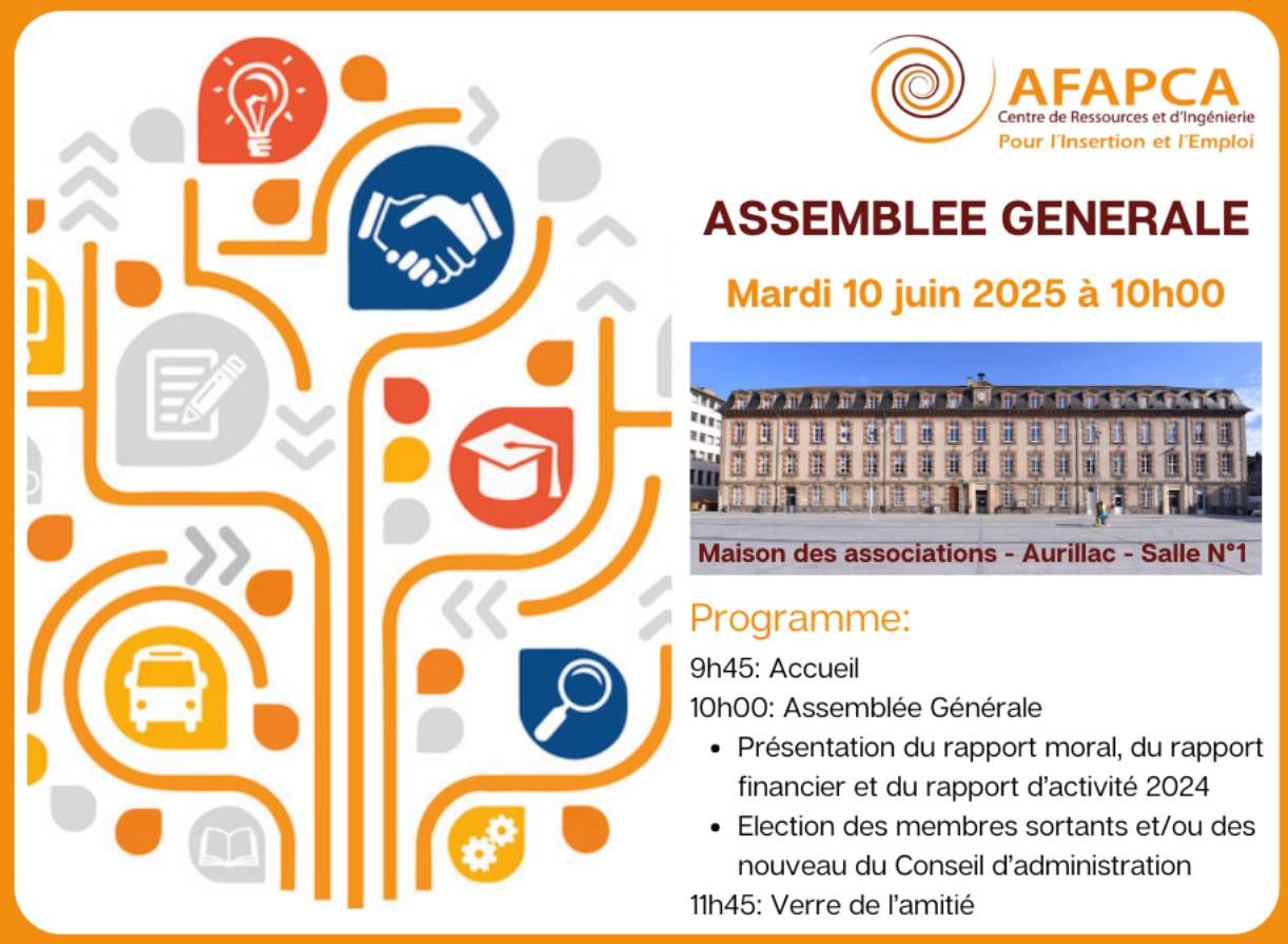 CANTAL'MOUV - Aurillac - Assemblée Générale de l'AFAPCA